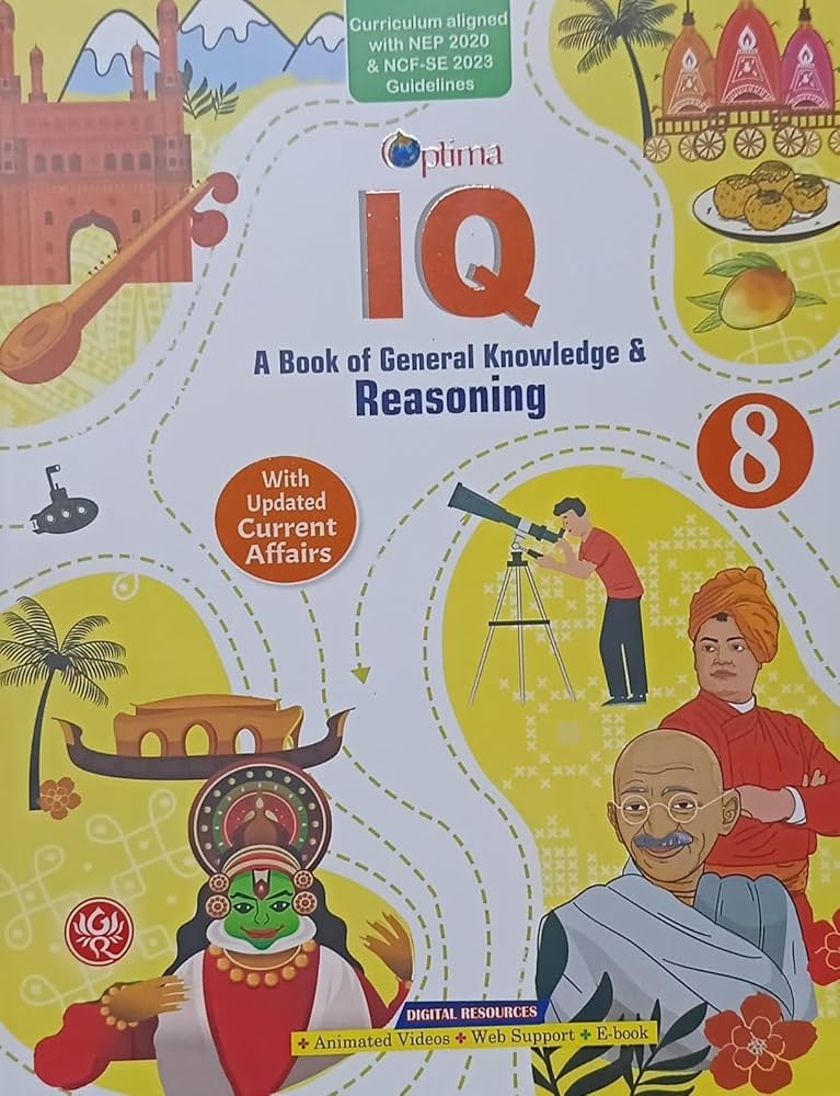 Optima IQ General Knowledge & Reasoning Class 8