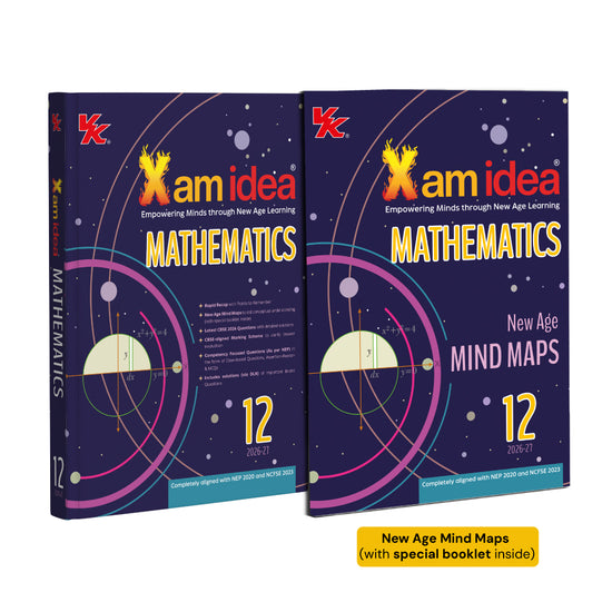 Xam idea Mathematics Class 12 | Mind Maps Solved PYQs | 2026 CBSE Examination & Sample Papers