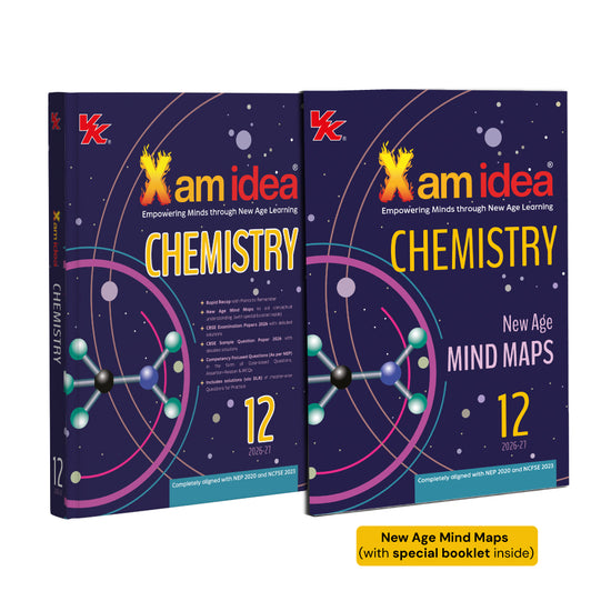 Xam idea Chemistry Class 12 | Mind Maps Solved PYQs | 2026 CBSE Examination & Sample Papers