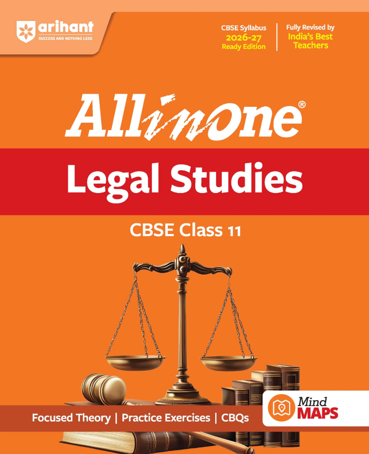 Arihant All in One Legal Studies Class 11 for CBSE Exam 2026-27 | F1031 | 9789378161131