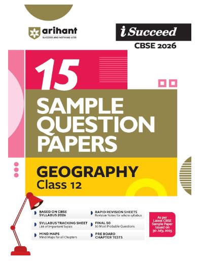 Arihant I succeed sample Question papers Geography class 12