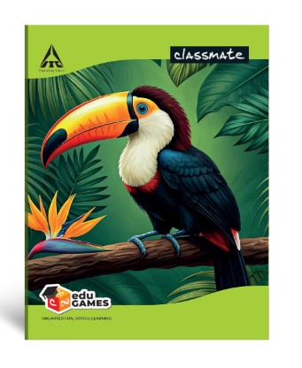 Classmate Notebook | 72 Pages | Single Line | Pack of 4 | Ruled Notebook for School Students
