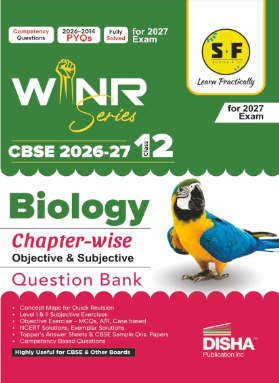 Disha WINR Biology Chapterwise Objective & Subjective Question Bank for Class 12 CBSE 2026-27