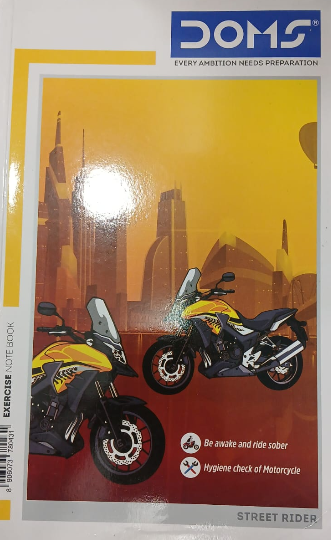 Doms Exercise Notebooks 400 Pages Single Line