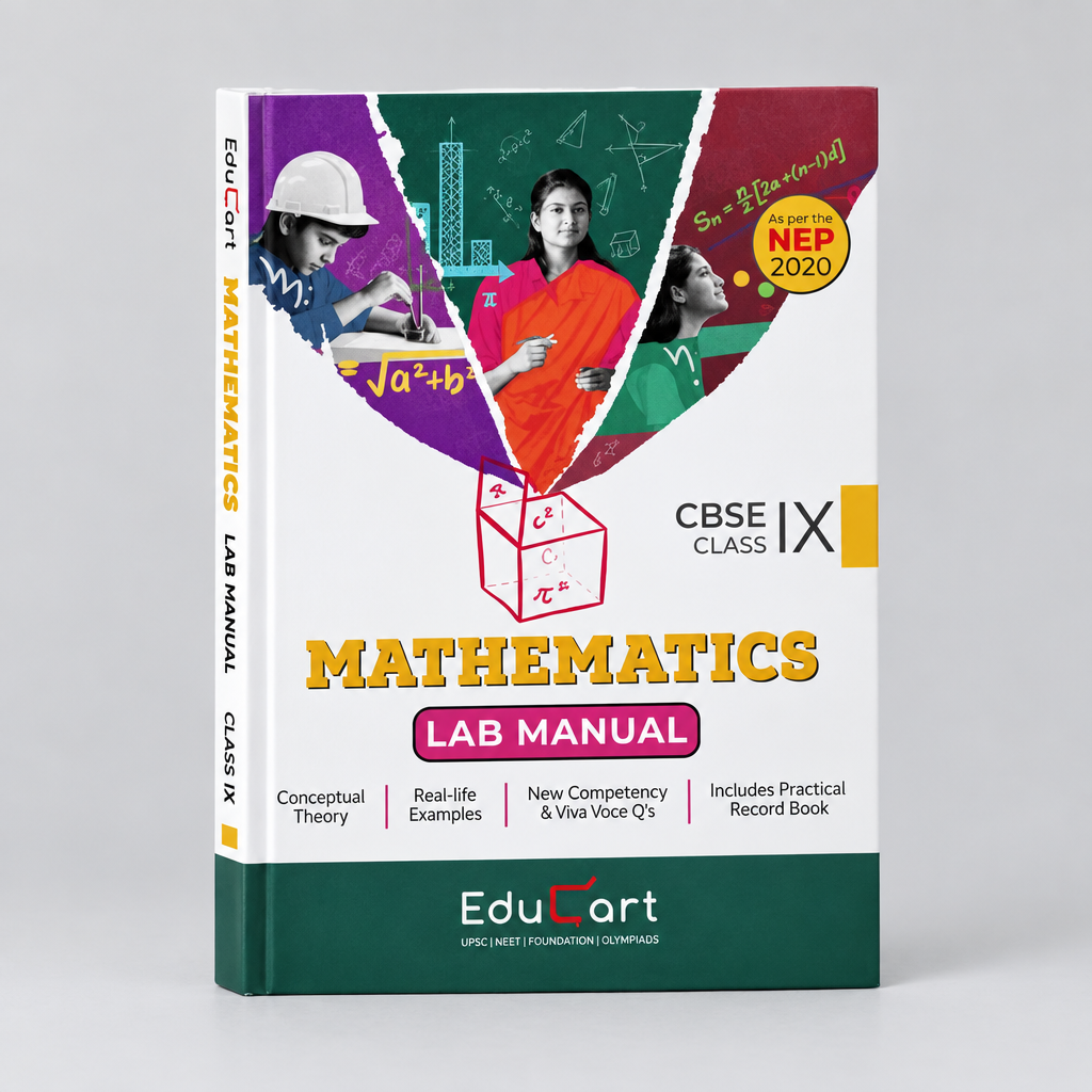 Educart CBSE Lab Manual Mathematics Class 9