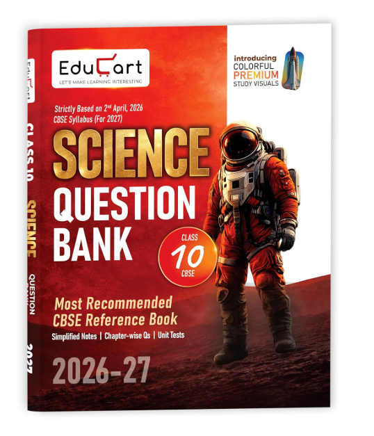 Educart Science Question Bank CBSE Class 10