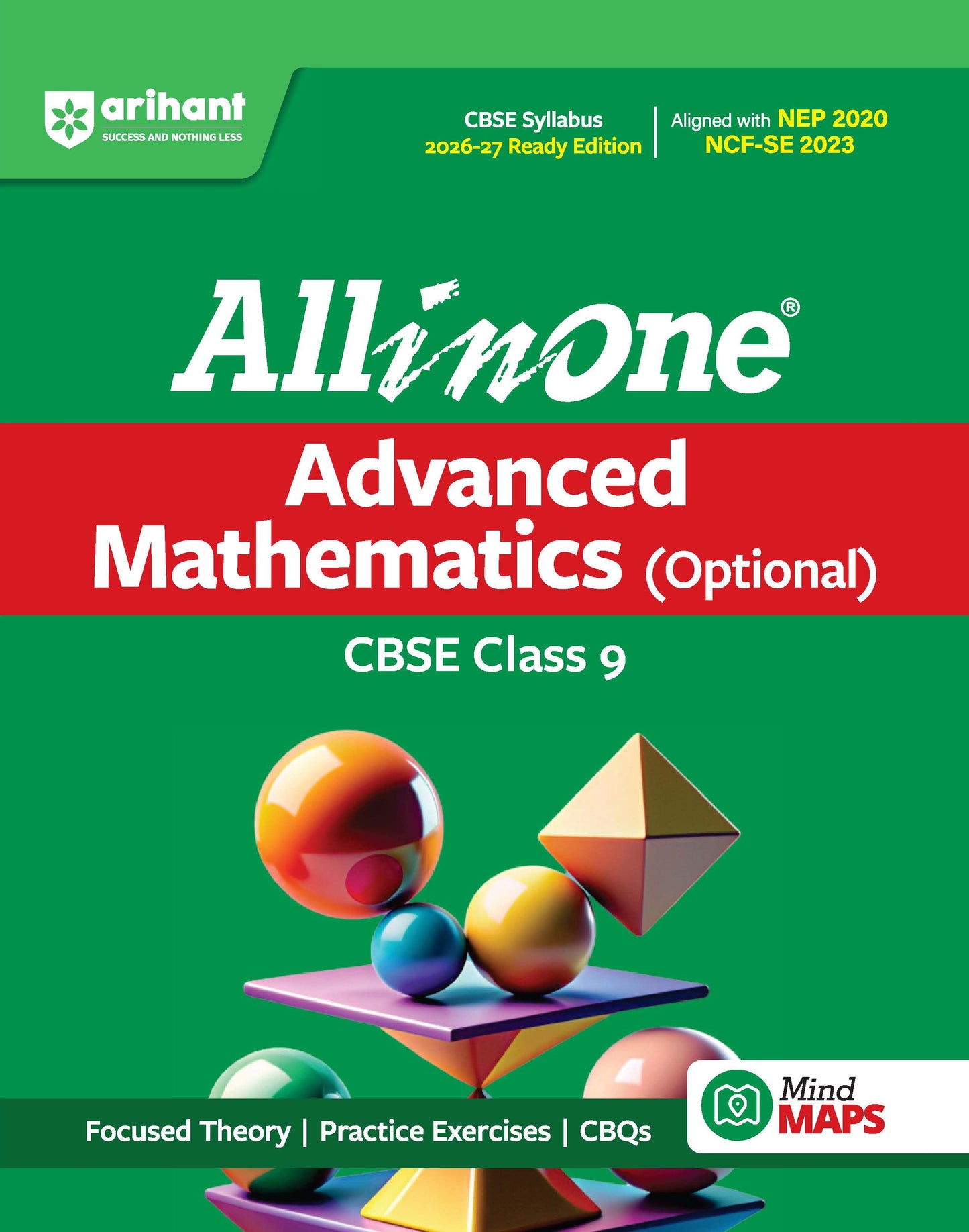 Arihant All in One Advanced Mathematics (Optional) Class 9 for CBSE Exam 2026-27