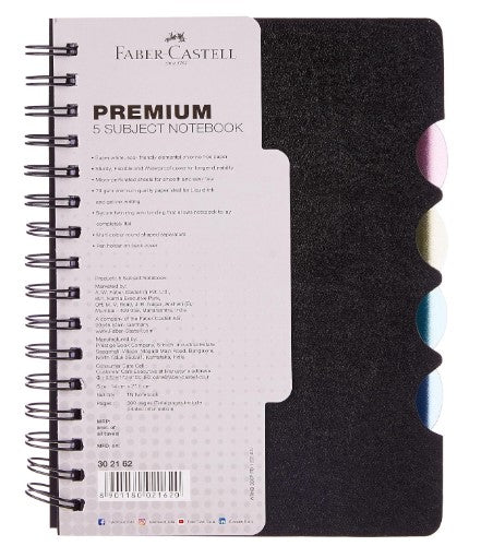 Faber-Castell A5 WIRO NOTEBOOK 300 PAGES