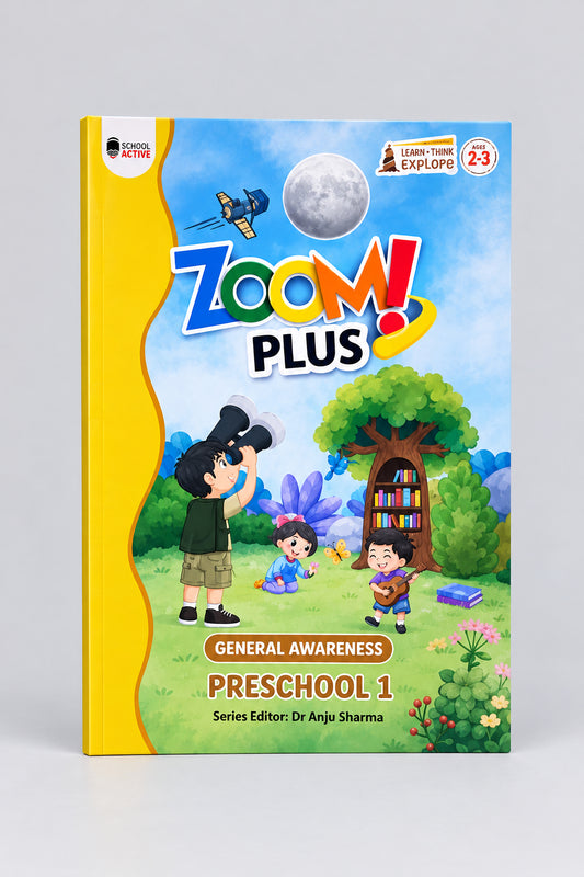 Eupheus Learning Zoom Plus Preschool Books for Nursery Class