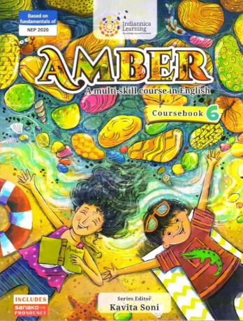 Indiannica Amber Multi Skill English Coursebook Class 6