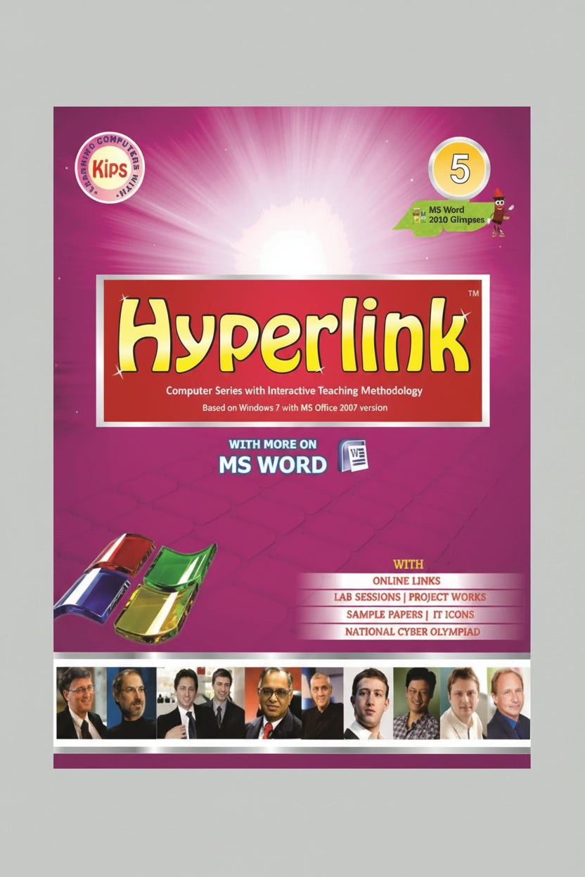 Kips Hyperlink Computer Series with Interactive Teaching Methodology class 5