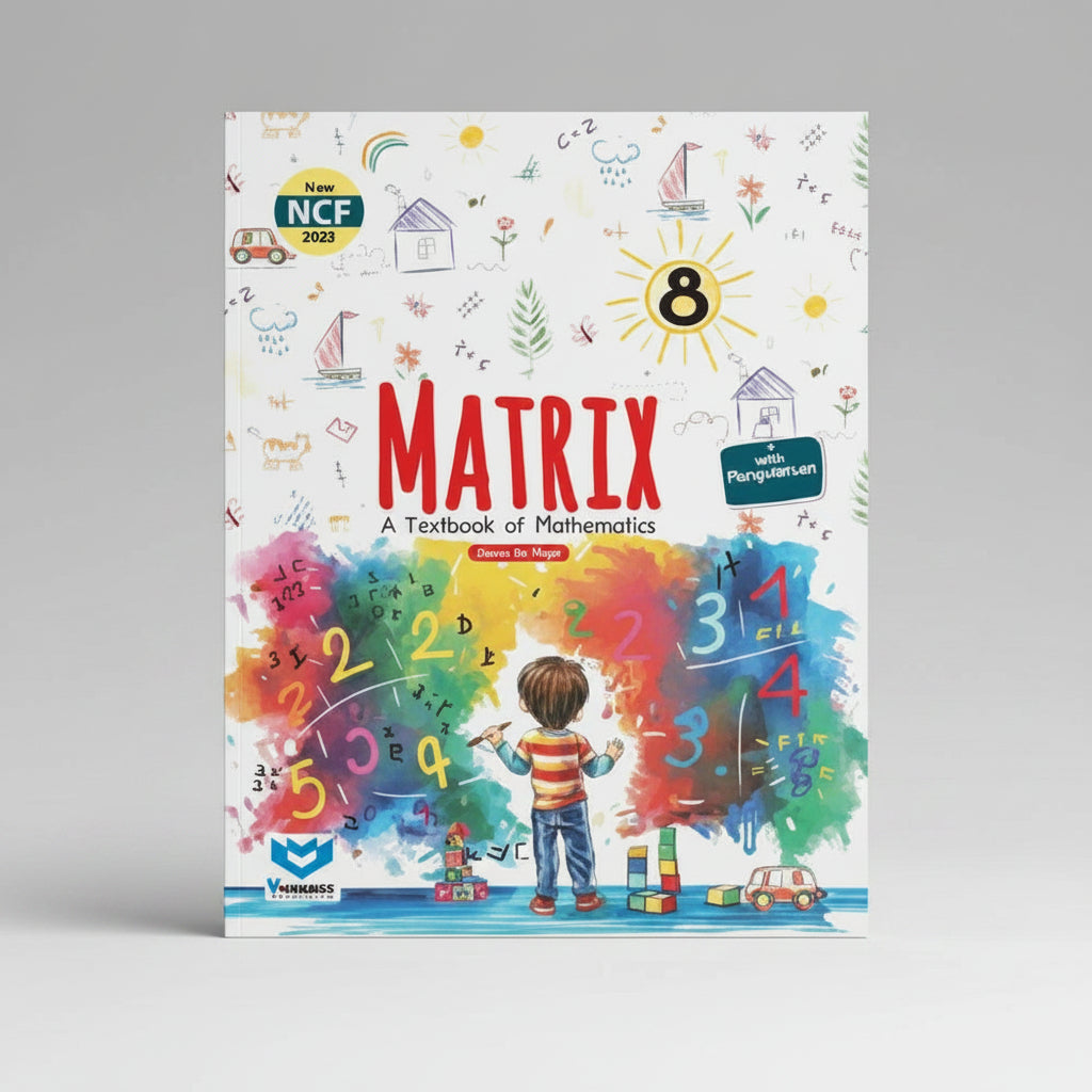 V-Connect Matrix A Textbook Of Mathematics class 8