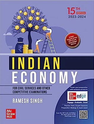 Mc Graw Hill Indian Economy | For Civil and Other Competetive Examinations 15th Edition