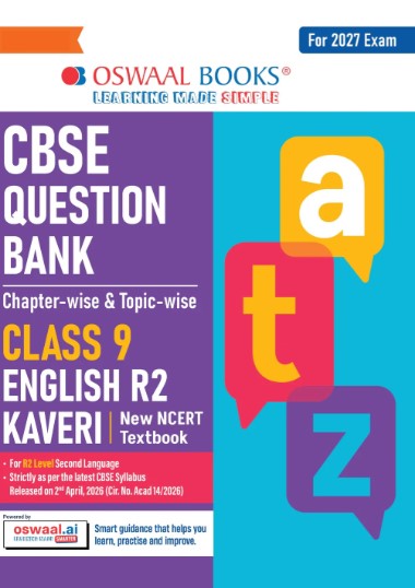 Oswaal CBSE English Question Bank Chapter-wise & Topic-wise Class 9 | Based on new NCERT Textbook Kaveri | For R2 Level