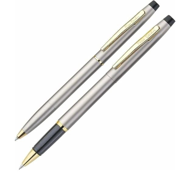 Pierre Cardin Kriss Satin Nickle Roller Pen