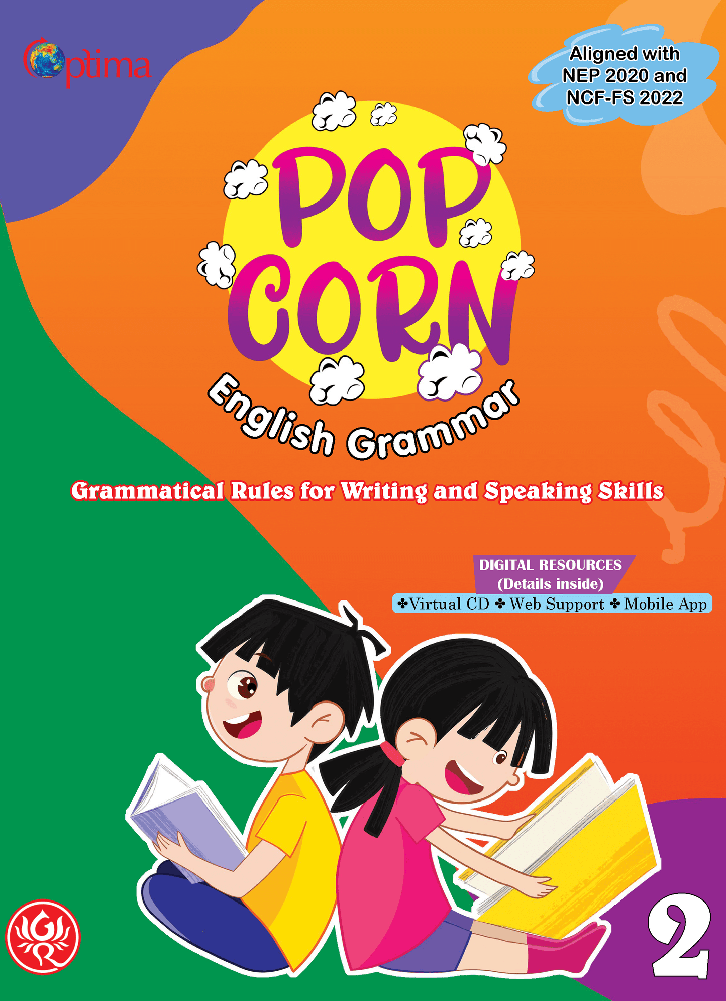 Optima Pop Corn English Grammar Class 2