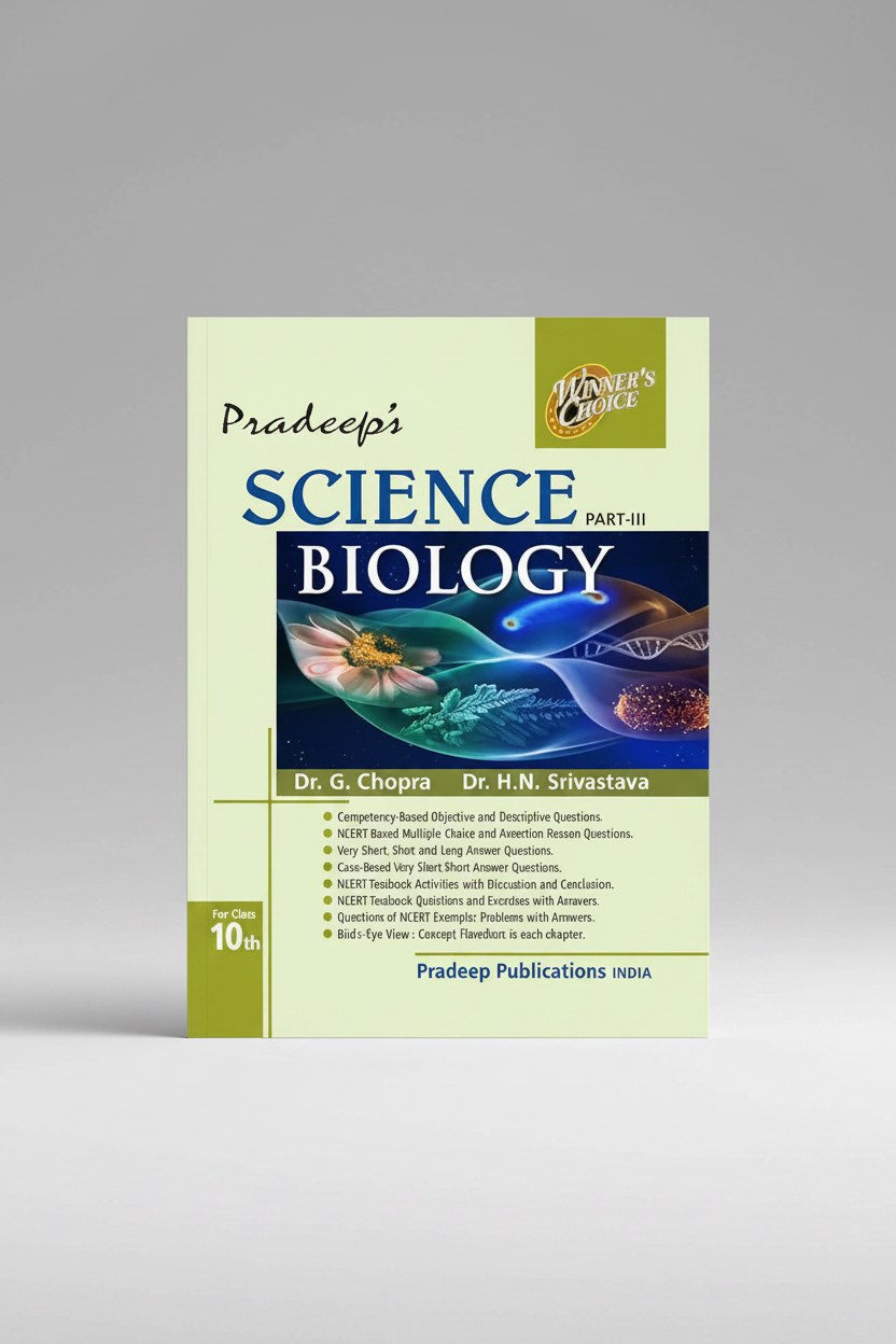 Pradeep's Science Biology Part- III Class 10 2025-26 Edition
