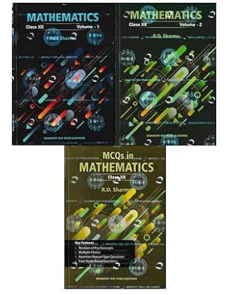 RD Sharma Mathematics for Class 12 (2027 Edition) - CBSE Boards Vol 1&2 with MCQs