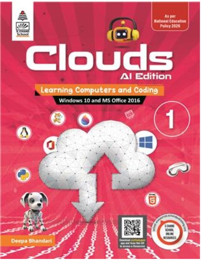 S. Chand Clouds AI Learning Computers And Coding Book Class 1