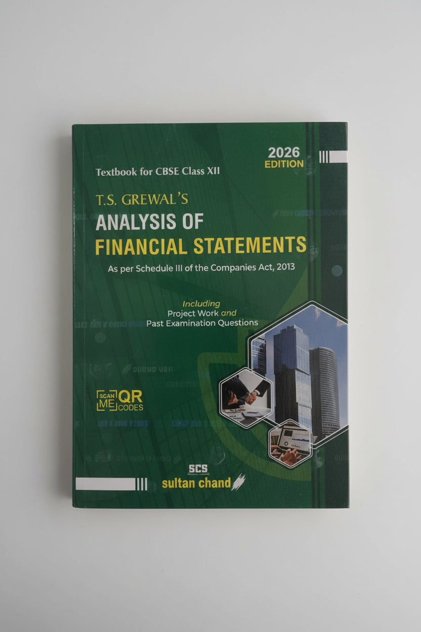 T.S. Grewal's Analysis of Financial Statements CBSE Class 12 (2026-27 Session)