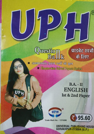 UPH Question Bank BA Second Year English