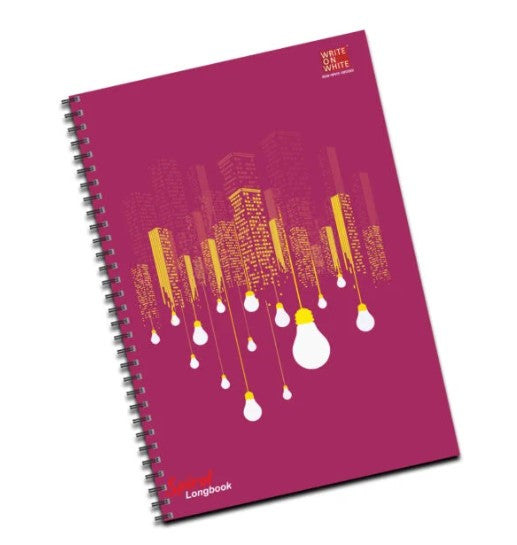 WOW A4 SPIRAL LONGBOOK (BULB) 200 Pages