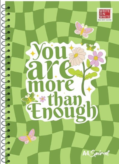 WOW A4 Size 5 Subject Spiral Notebook | 400 Pages | Ruled | Soft Cover | Ruled |
