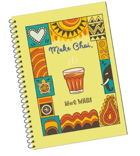 WOW A5 WIRO DIARY Make Chai 100 Pages