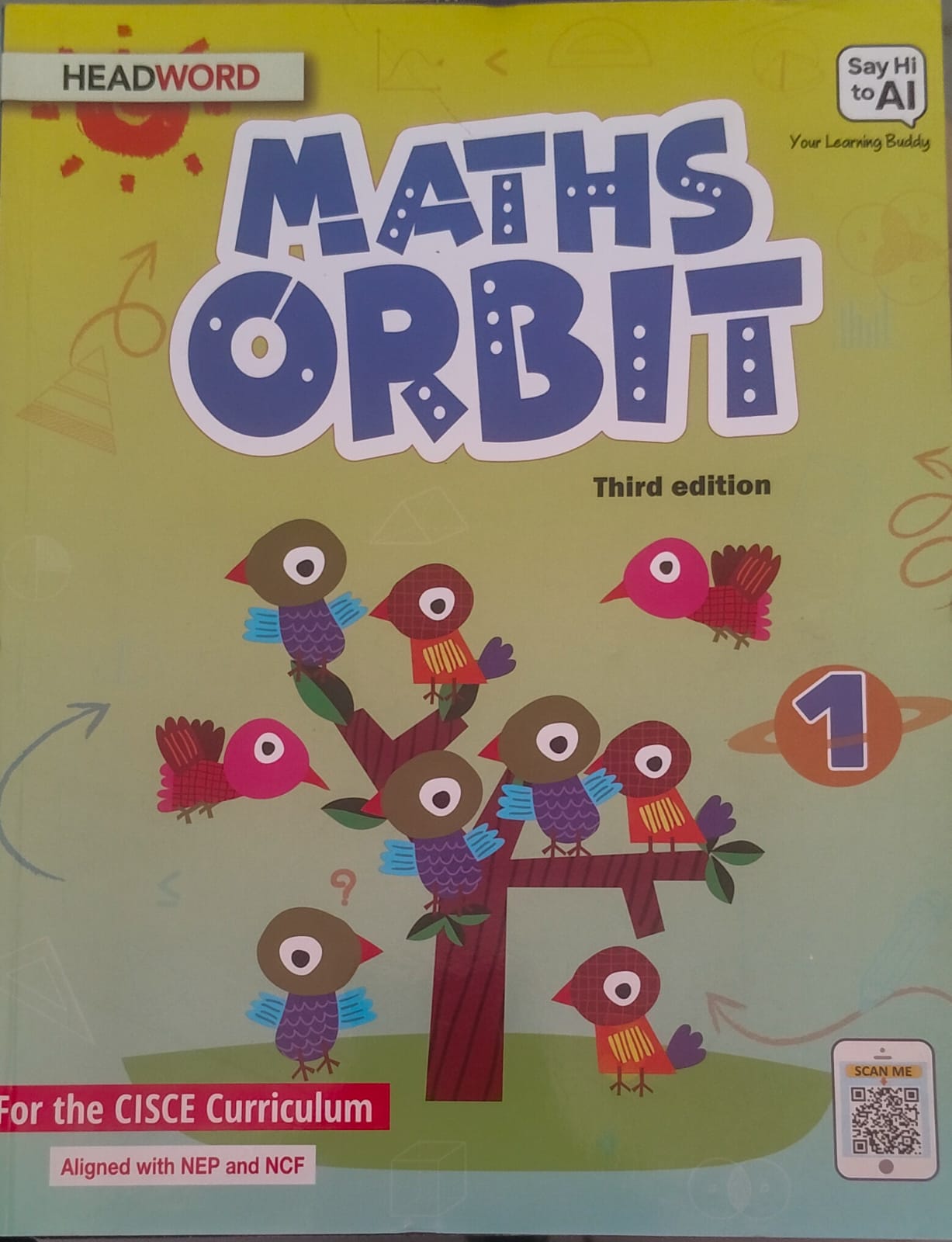HeadWord Maths Orbit Third Edition Class 1