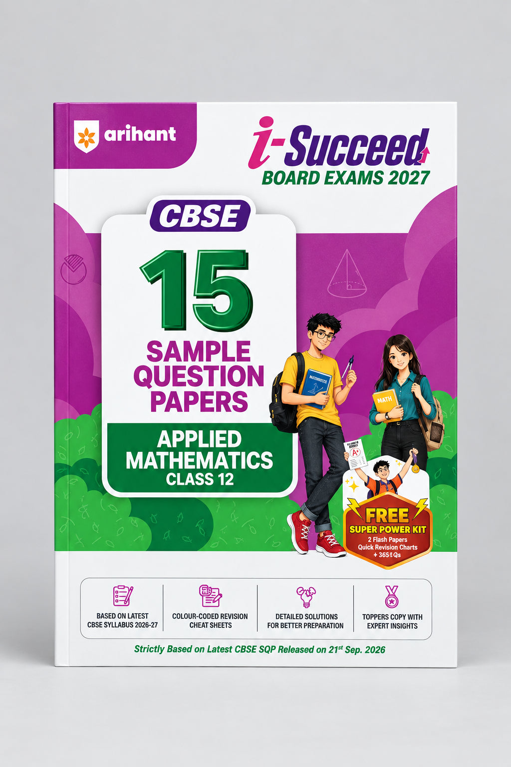 Arihant i Succeed CBSE 2027 Applied Mathematics Class 12 | 15 Sample Question Papers