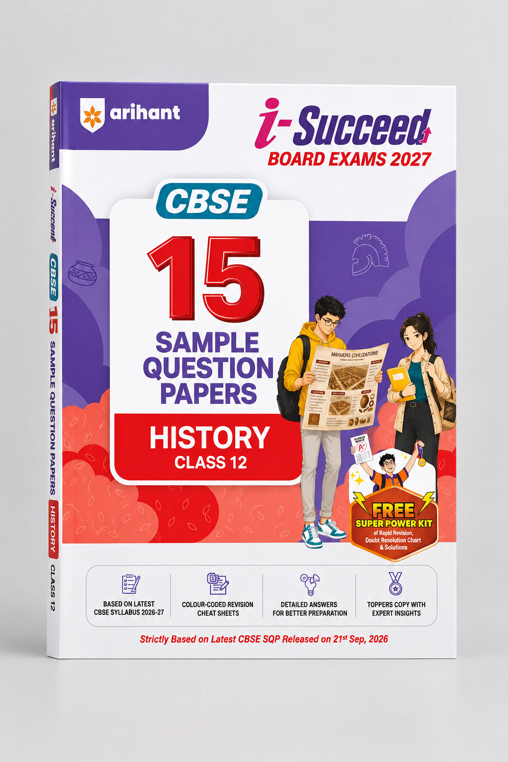 Arihant I Succeed CBSE 2027 History Class 12 | 15 Sample Question Papers