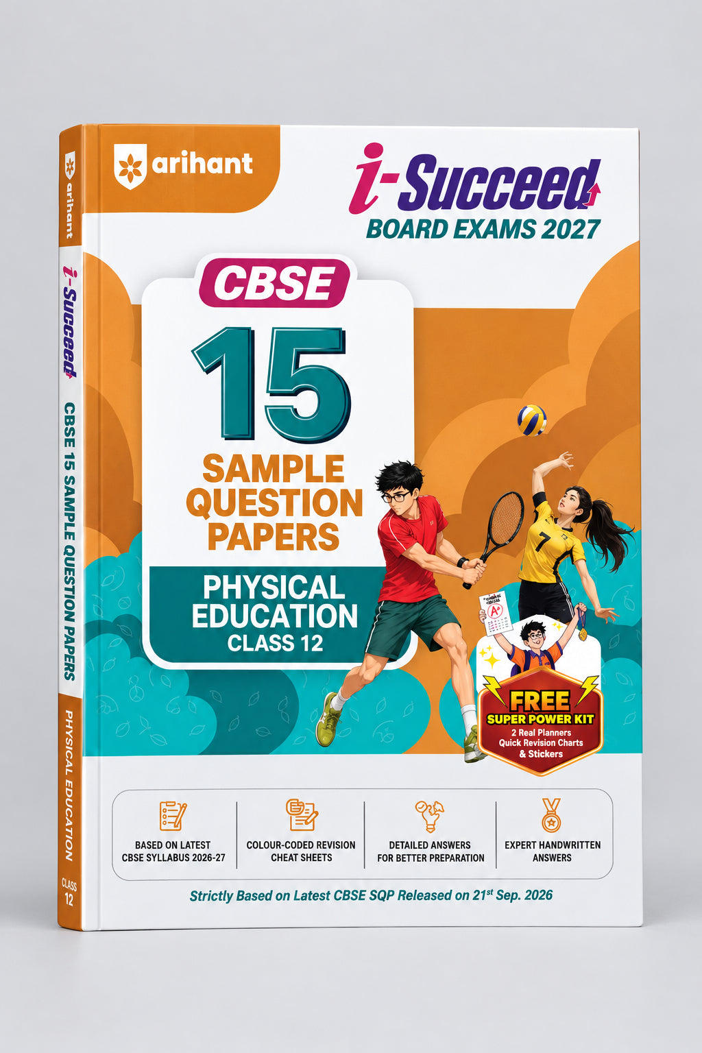 Arihant i Succeed CBSE 2027 Physical Education Class 12 | 15 Sample Question Papers