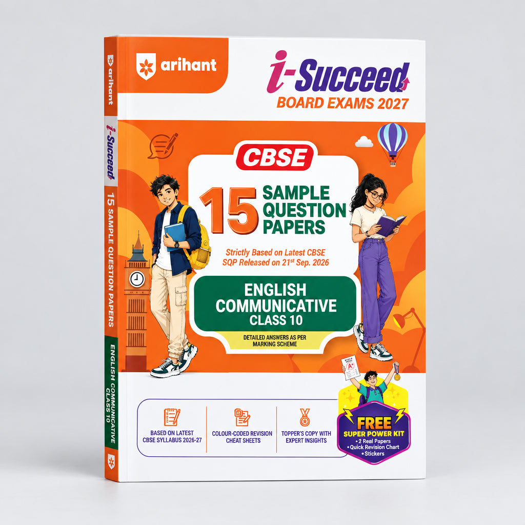 Arihant i Succeed CBSE 2027 English Communicative Class 10 | 15 Sample Question Papers