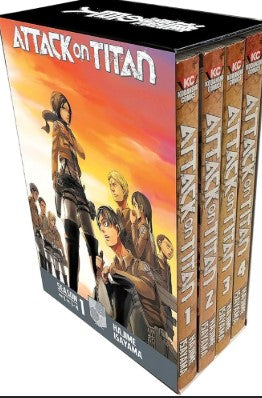 Attack on Titan Season 1 Part 1 Vol.1-4 By Hajime Isayama