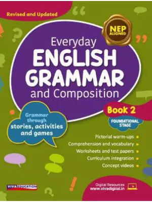 Viva Everyday English Grammar And Composition, NEP Edition - Class 2