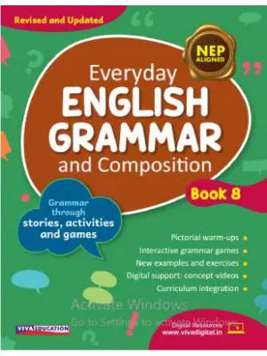 Viva Everyday English Grammar And Composition, NEP Edition - Class 8
