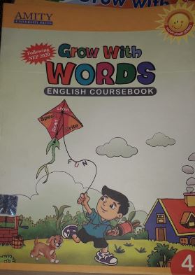 Amity Grow with Words English coursebook class 4