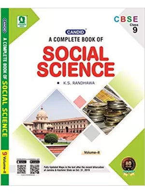 Candid A Complete Book of Social Science (Vol-Ii) for Class - 9