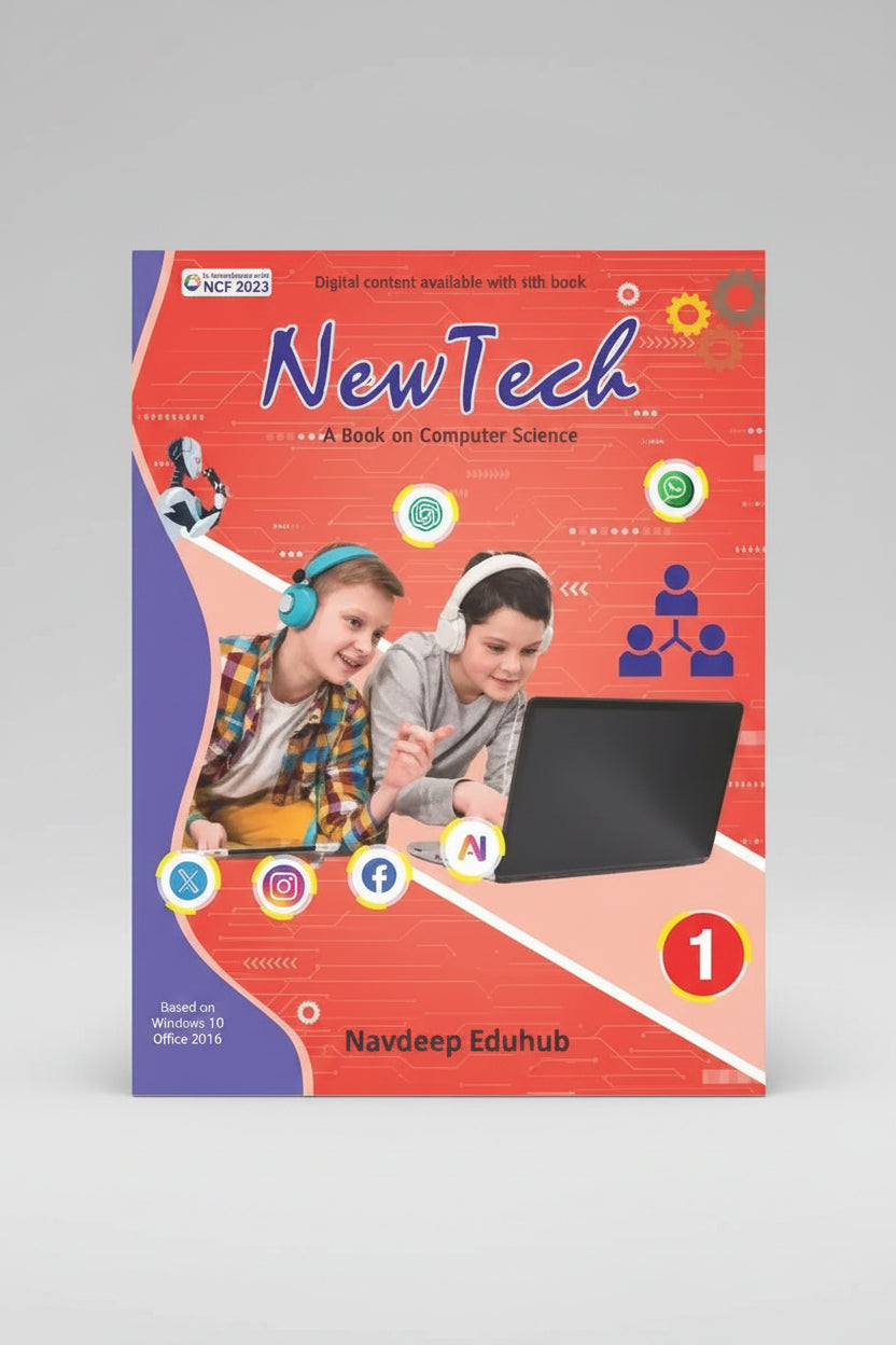Navdeep Eduhub New Tech A Book On Computer science Class 1