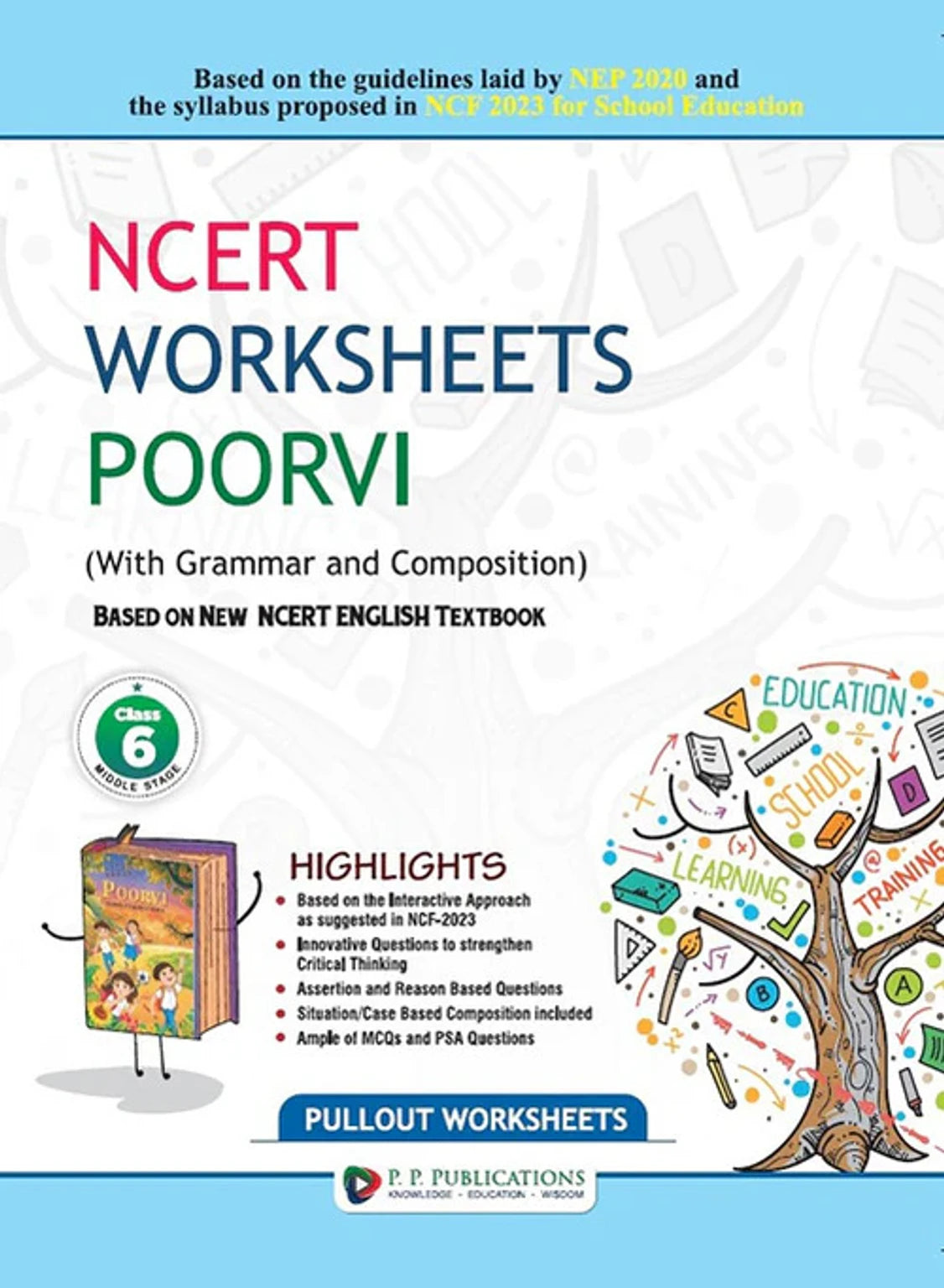 PP NCERT Worksheets Poorvi With Grammar and Composition Class 6