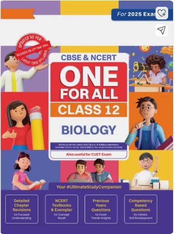 Oswaal Biology One For All Class 12 with Topicwise Notes for 2025 Exam