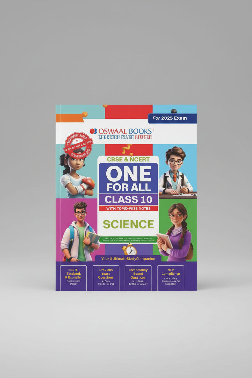 Oswaal Science One For All Class 10 with Topicwise Notes for 2025 Exam