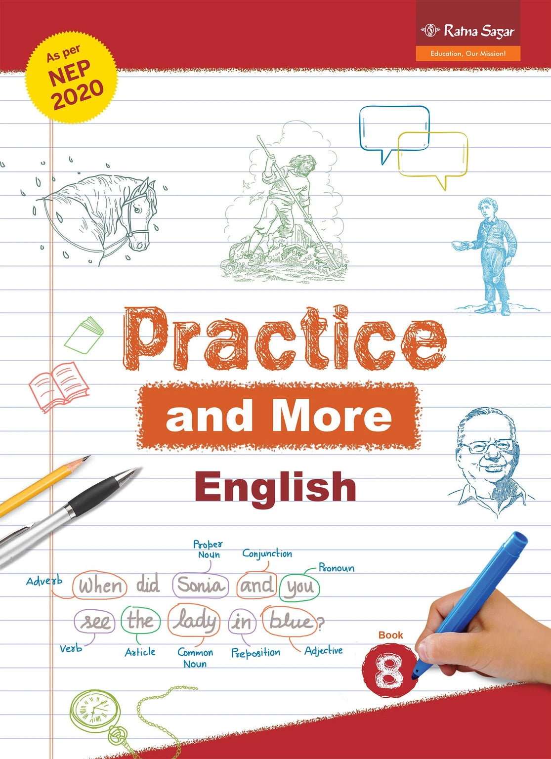 Ratna Sagar Practice and More English Class 8