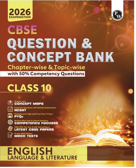 PW cbse chapterwise Question bank English language & literature class 10