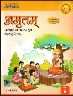 Amity Amritam Sanskrit Vyakaran Avam Karyapustika class 6