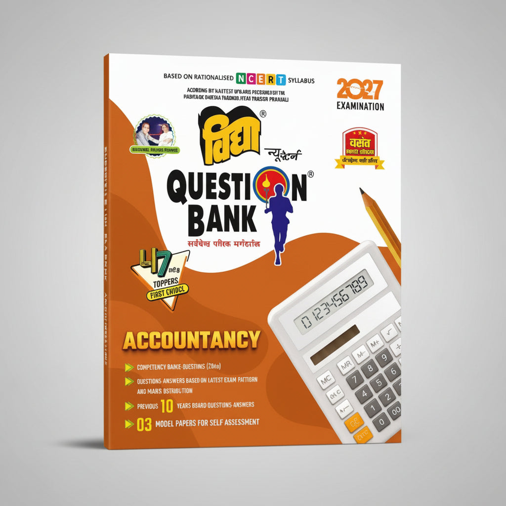 Vidya Question Bank Accountancy Class 12 UP Board 2027 Exam