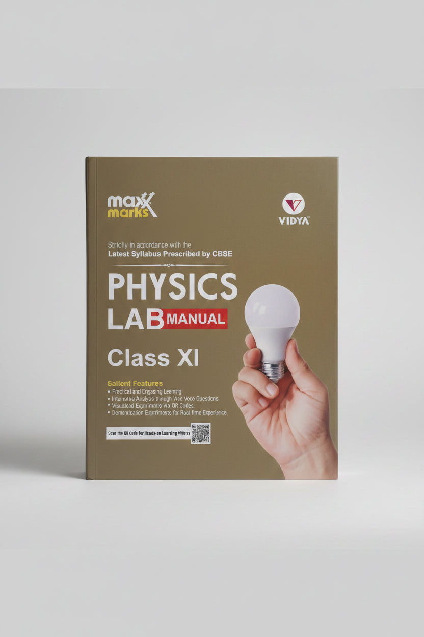 Vidya Maxxmark Physics Lab Manual Class 11