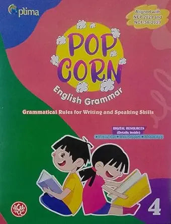 Optima Pop Corn English Grammar Class 4