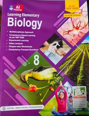 Goyal Brothers Learning Elementary Biology Class 8