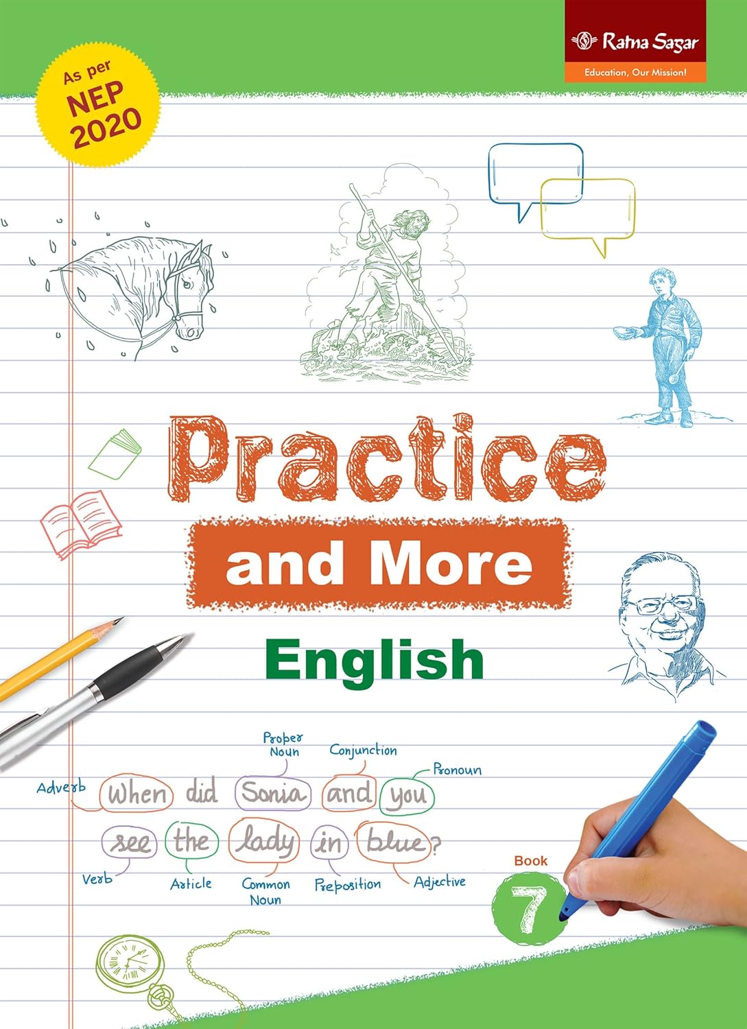 Ratna Sagar Practice and More English Class 7